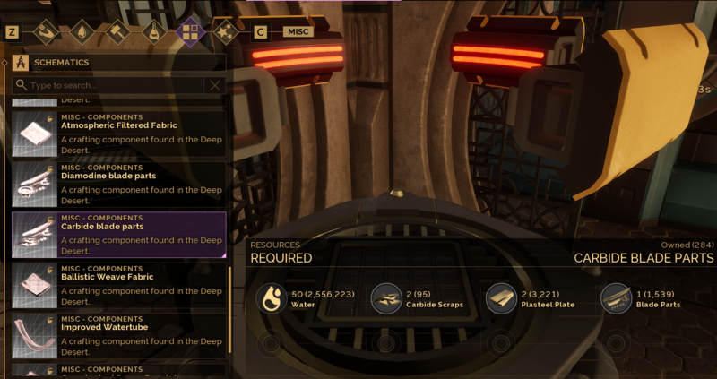 File:Carbide Blade Parts crafting.png