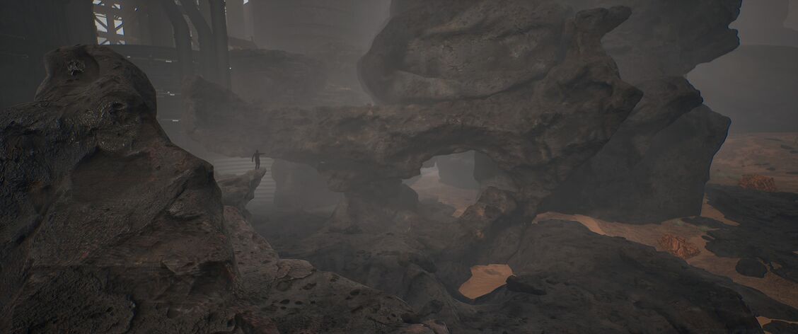 Solido projection pointing the way to the Jongleur's hideout
