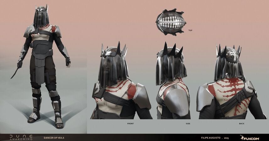 Dancer of Veils Concept Art by Filipe Augusto (ArtStation)