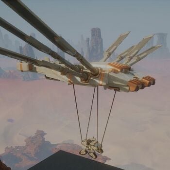 Carrier Ornithopter transporting Buggy