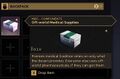 Off-world Medical Supplies, commonly looted from downed ships, for use in crafting the Healkit Mk4 and the Healkit Mk 6.
