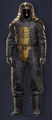 Masculine Tactical Radiation Suit Front