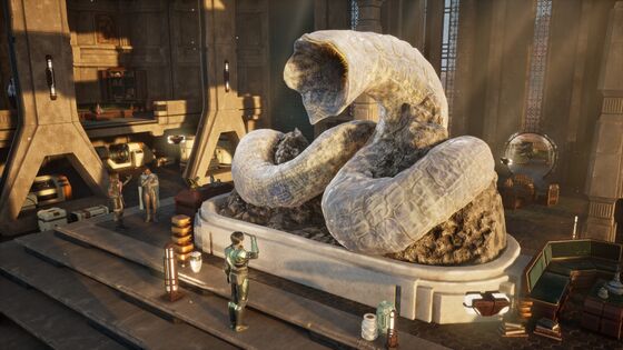 Sandworm Statue
