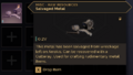 Inventory icon showing Salvaged Metal, consisting of scrap mechanical parts and wreckage components recovered on Arrakis.